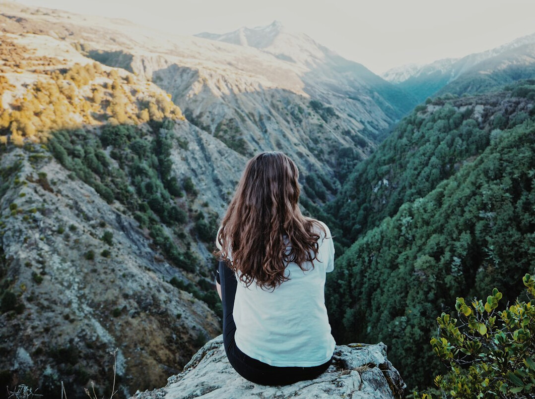 person reflecting on personal growth