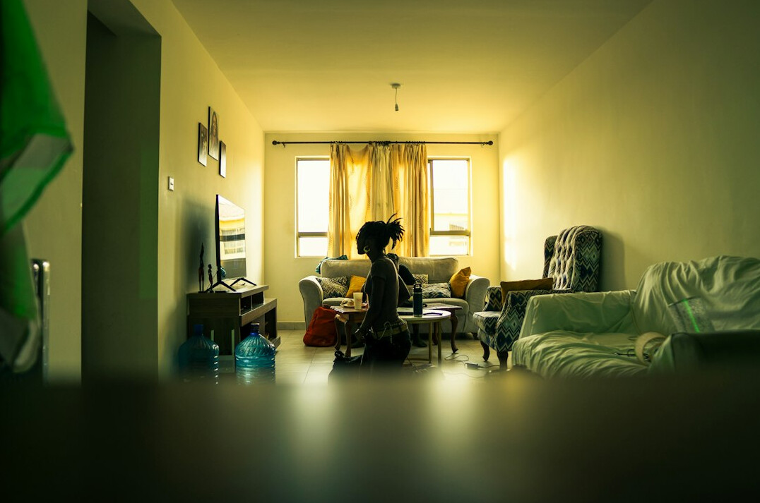 woman journaling in quiet room