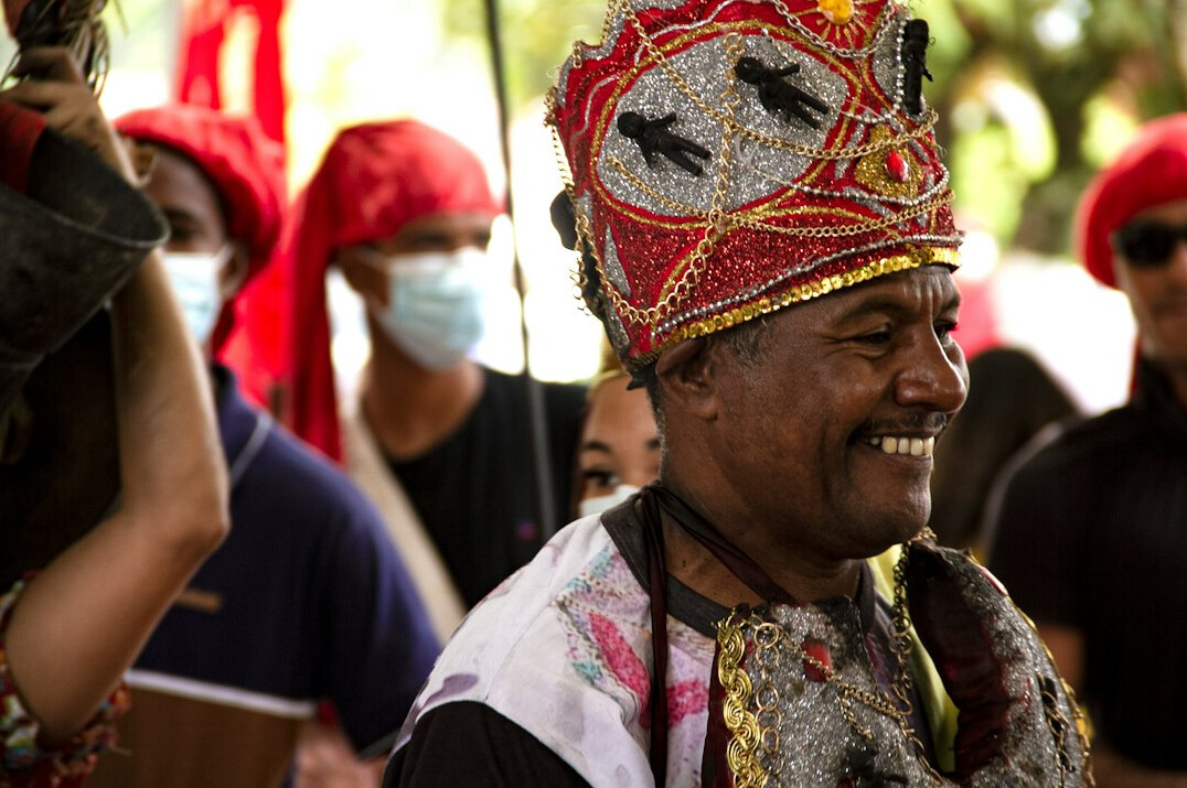 Portrait of a Brazilian man smiling warmly